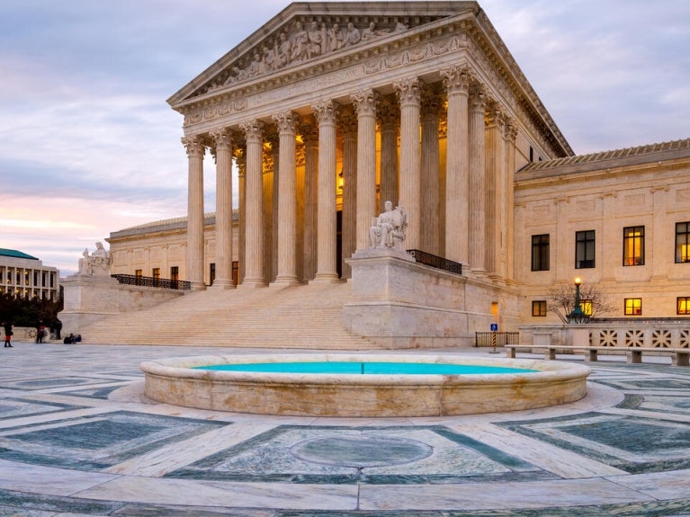 Blue Hour, United States Supreme Court Building, Washington DC, America