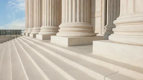 columns of court building